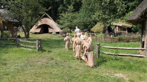 Autour le parc de vacances à Uelsen